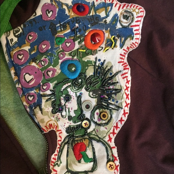 Neslay Paris multicolored Hoodie - Picture 2 of 3